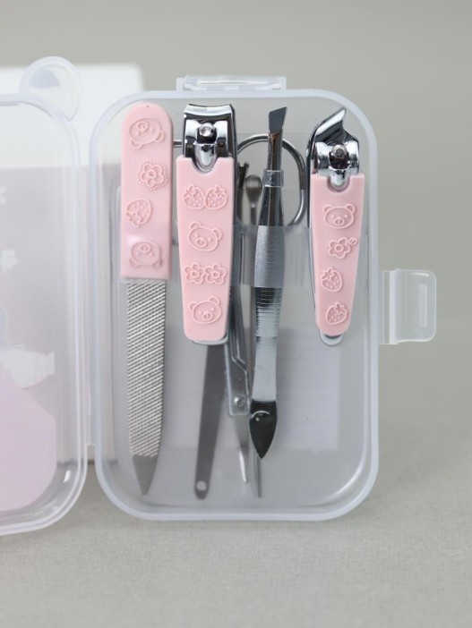 Маникюрный набор &quot;Anime girl flower&quot;, pink 