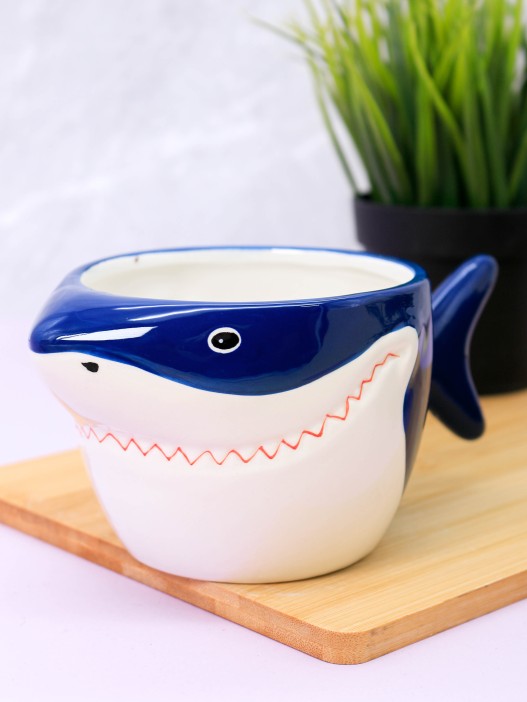 Кружка керамическая «Shark», blue, 450 мл 