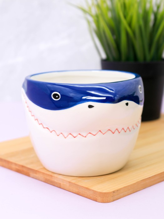 Кружка керамическая «Shark», blue, 450 мл 