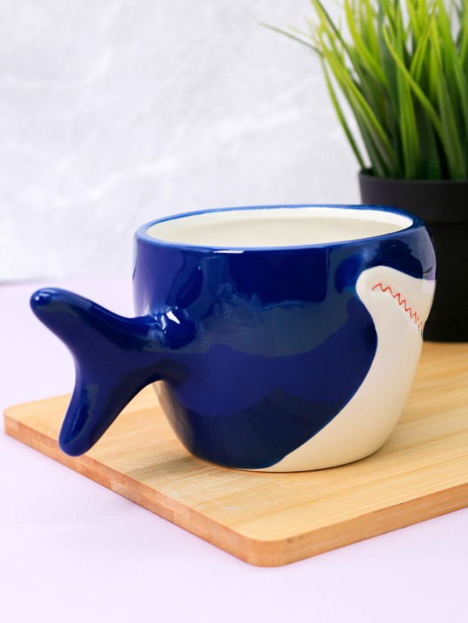 Кружка керамическая «Shark», blue, 450 мл 