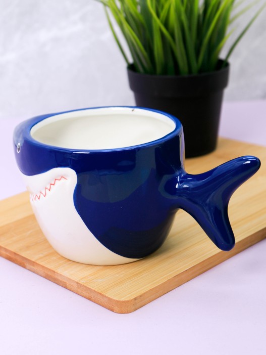 Кружка керамическая «Shark», blue, 450 мл 