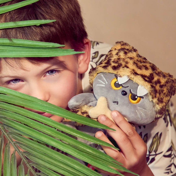 Мягкая игрушка "Кот Басик Дикий предок" (16 см) 