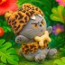 Мягкая игрушка "Кот Басик Дикий предок" (16 см)
