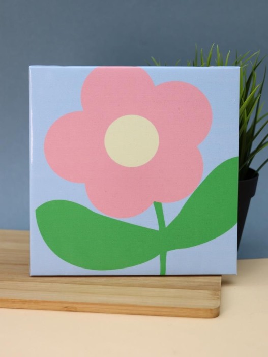 Картина из помпонов на подрамнике Draw Me! «Flower», (20 х 20 см) 