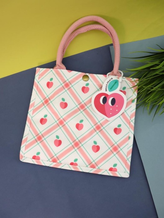 Сумка шоппер &quot;Cherry&quot;, pink (23.5*10*21 см) 