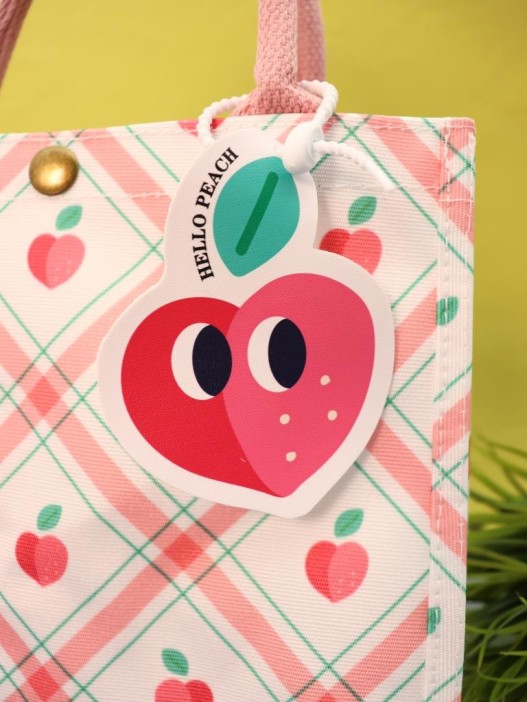 Сумка шоппер &quot;Cherry&quot;, pink (23.5*10*21 см) 