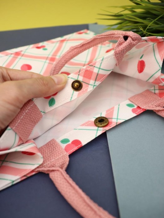 Сумка шоппер &quot;Cherry&quot;, pink (23.5*10*21 см) 