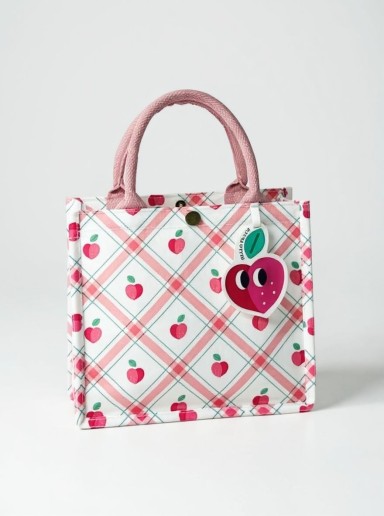 Сумка шоппер "Cherry", pink (23.5*10*21 см)