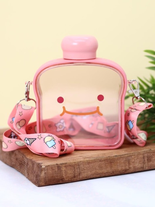 Бутылка «Bread slice», pink (380 ml) 