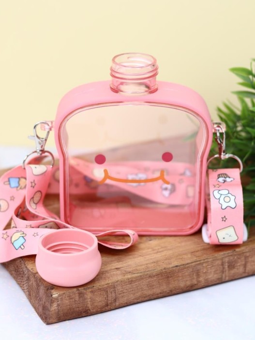 Бутылка «Bread slice», pink (380 ml) 