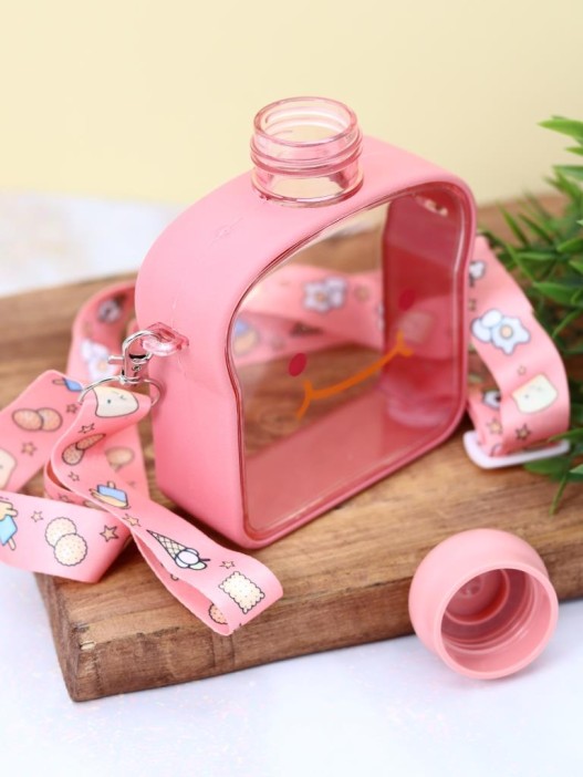 Бутылка «Bread slice», pink (380 ml) 