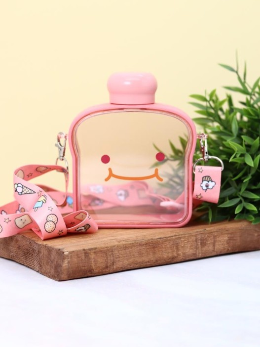 Бутылка «Bread slice», pink (380 ml) 