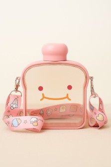 Бутылка «Bread slice», pink (380 ml)