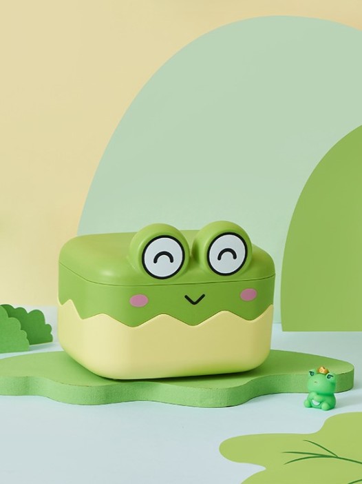 Мыльница «Cute frog», green (10*13*10 см) 