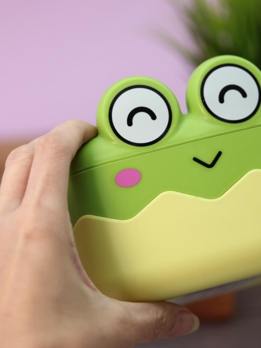 Мыльница «Cute frog», green (10*13*10 см) 