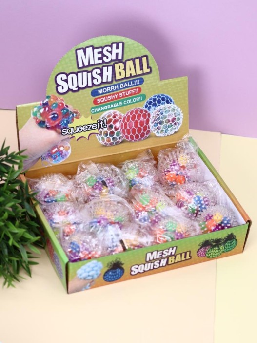 Мялка - антистресс «Balloons», шоу-бокс 12 шт. 