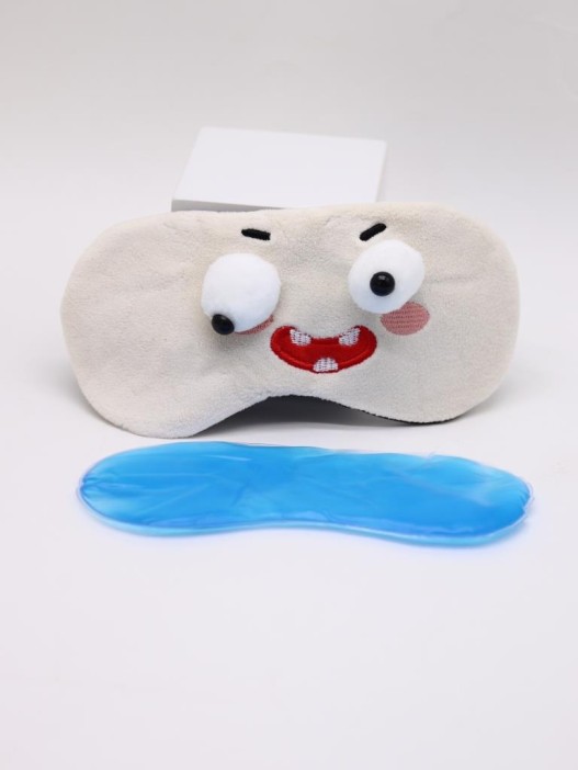 Маска для сна гелевая &quot;Cute weirdos&quot;, white 