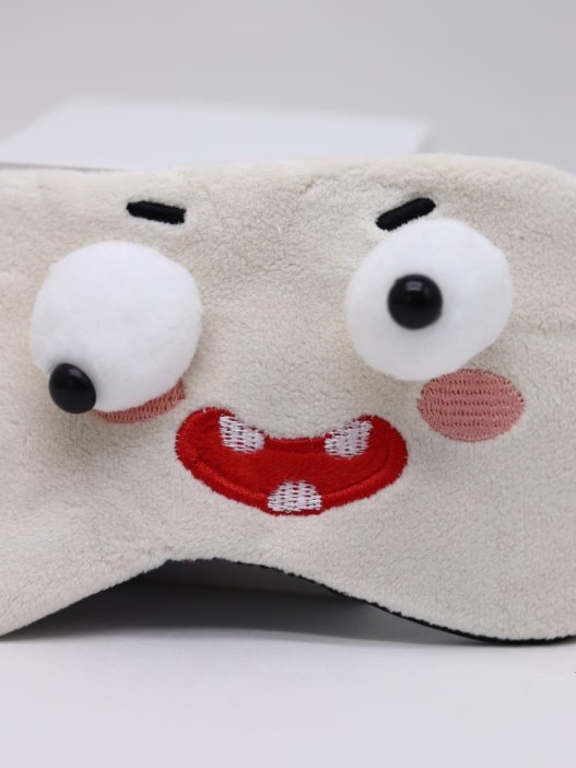 Маска для сна гелевая &quot;Cute weirdos&quot;, white 