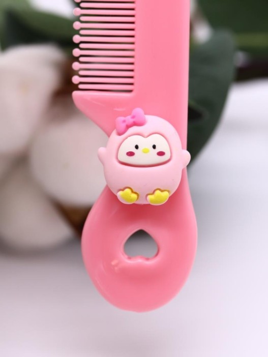 Расческа &quot;Animal club, penguin&quot;, pink 