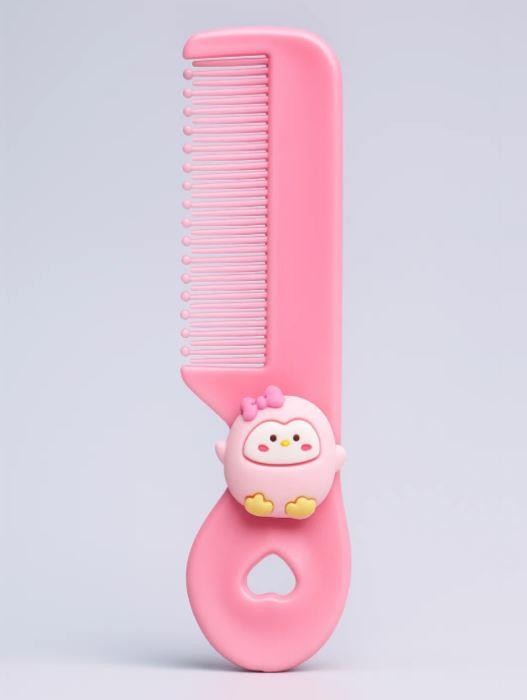 Расческа &quot;Animal club, penguin&quot;, pink 