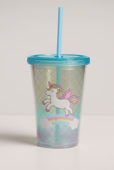 Тамблер "Rainbow one unicorn", blue