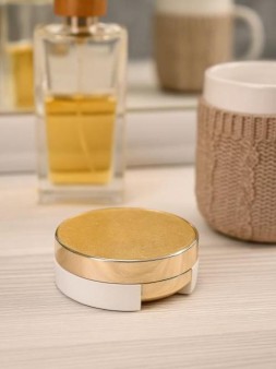 Контейнер для линз "Gloss", gold