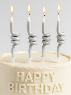 Набор свечей 4 шт. "Spiral glow"