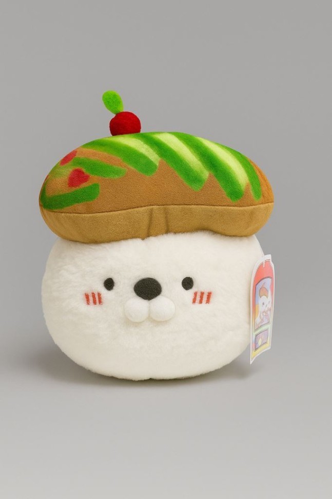 Мягкая игрушка (3+) "Суши - морской котик", коричневая, 17 см