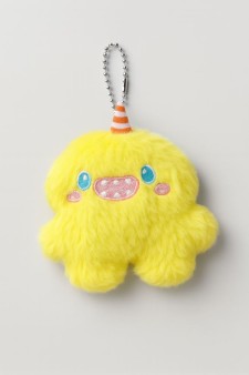 Плюшевый брелок iLikeGift "Happy fuzzy", yellow (9 x 8,5 см)