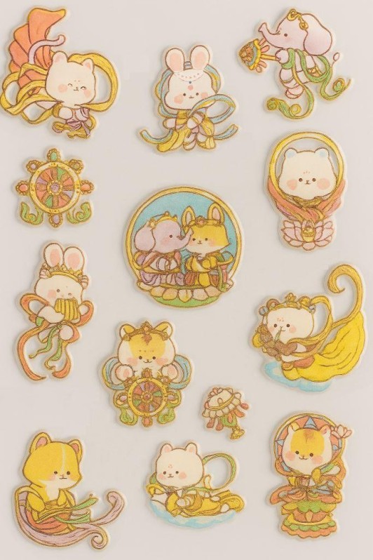 Наклейки "An unseen creature" 