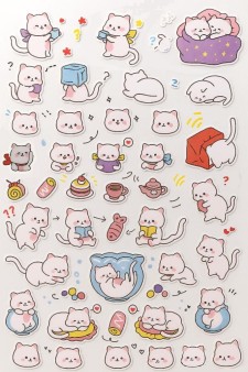 Наклейки "Love cats"