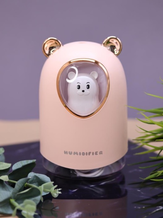 Настольный увлажнитель воздуха - ночник &quot;Bear in a spacesuit&quot;, pink, (портативный, USB) 