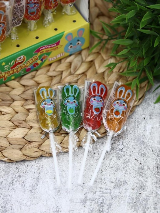 Фигурный мармелад на палочке «Мармеладсы: ЗАЯЦ», 30шт. 