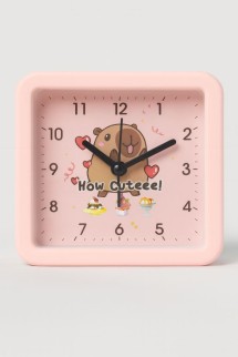 Часы-будильник «Capybara time», pink (11*4*11 см)