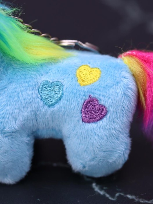 Плюшевый брелок &quot;Unicorn hearts&quot;, blue (10 см) 