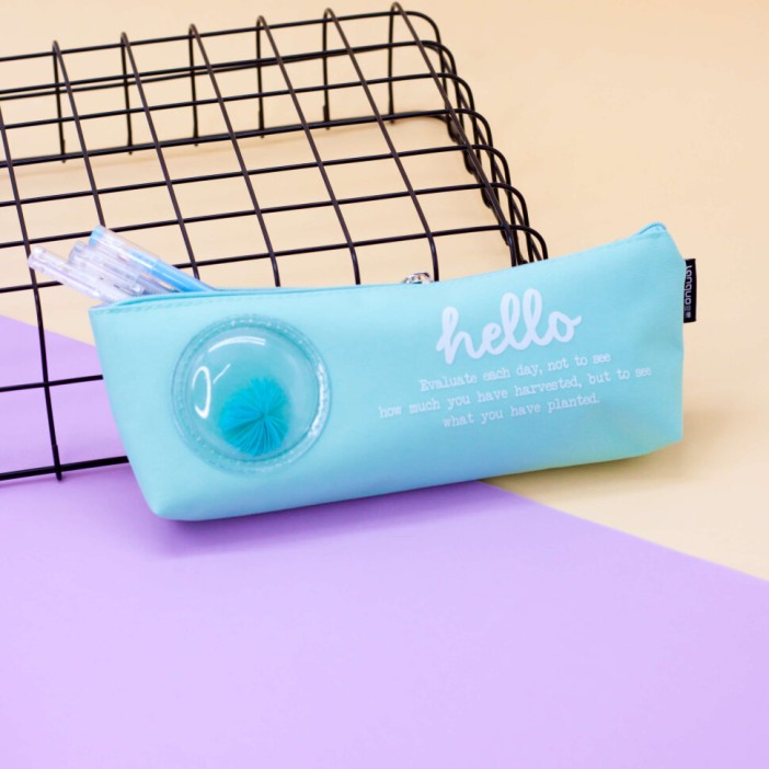 Пенал "Hello needles", blue 