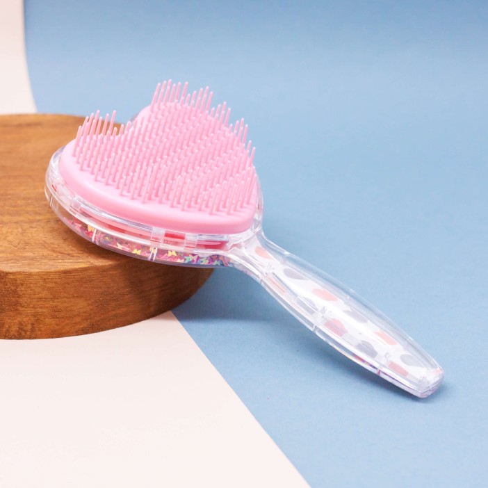 Расческа "Heart", pink 