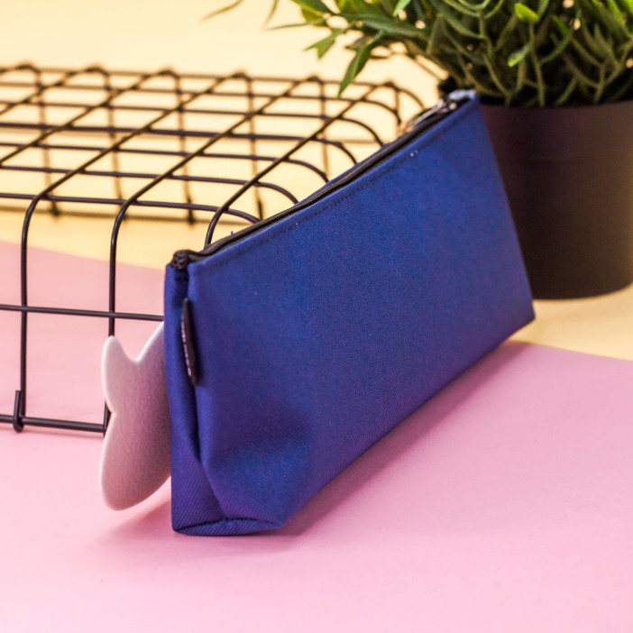 Пенал "Little monsters", dark blue - red 