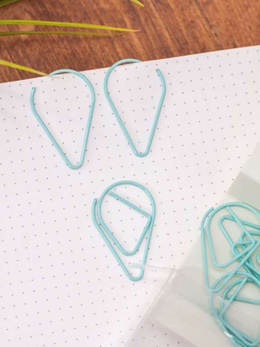 Закладка - скрепка "Figures", blue 