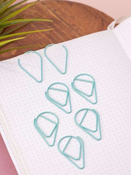 Закладка - скрепка "Figures", blue 