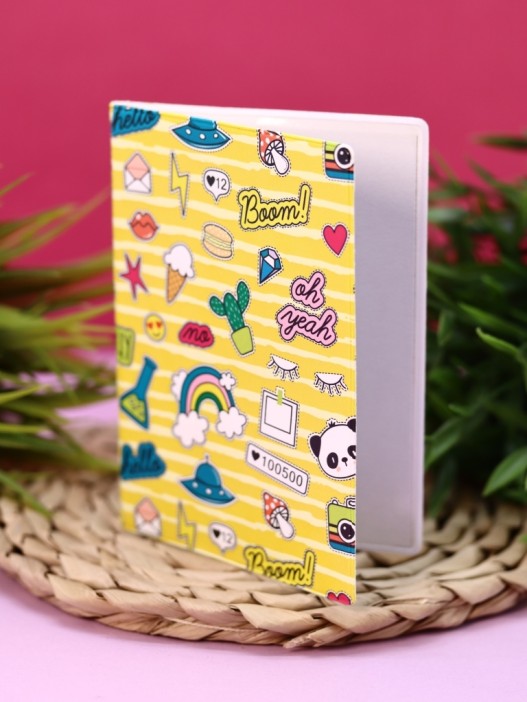 ОБЛОЖКА ДЛЯ ПАСПОРТА Boom!, плотность 600 мкм 