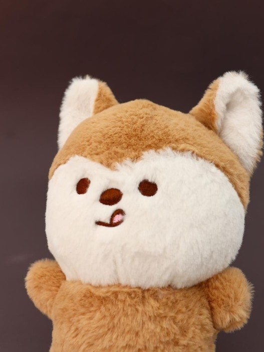 Мягкая игрушка &quot;Shiba-inu tongue&quot;, brown, 20 см 