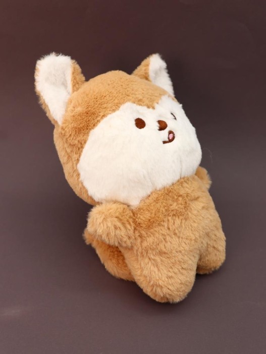Мягкая игрушка &quot;Shiba-inu tongue&quot;, brown, 20 см 
