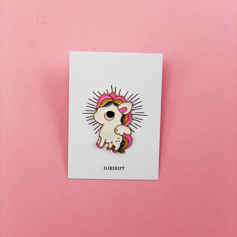 Значок &quot;Единорожка&quot; 