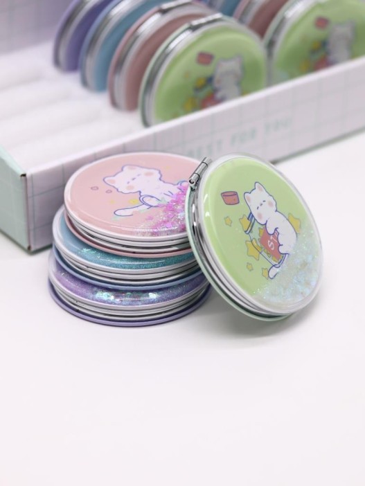 Набор зеркал «Сute kitten» шоу-бокс 12 шт. (4 цвета) 