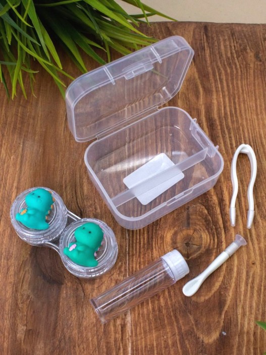 Контейнер для линз &quot;Team dino&quot;, white 