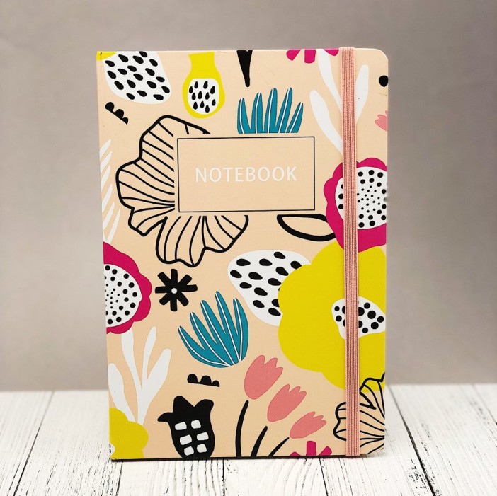 Блокнот &quot;Flower&quot; orange A5 