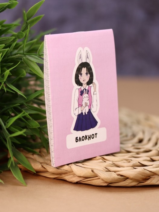 Блокнот А7 Аниме &quot;Love bunny girl&quot; 