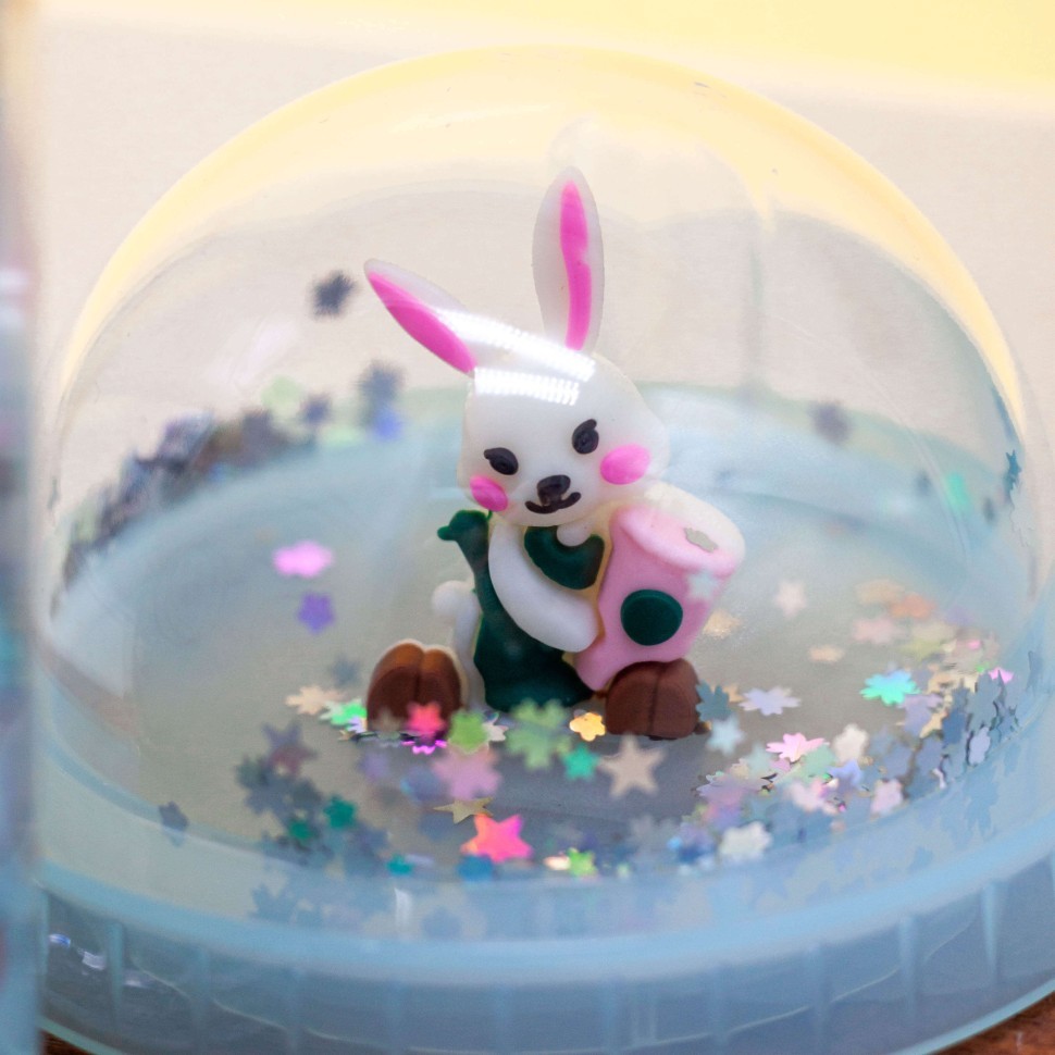 Тамблер "Rabbit yummy", blue (450 ml)