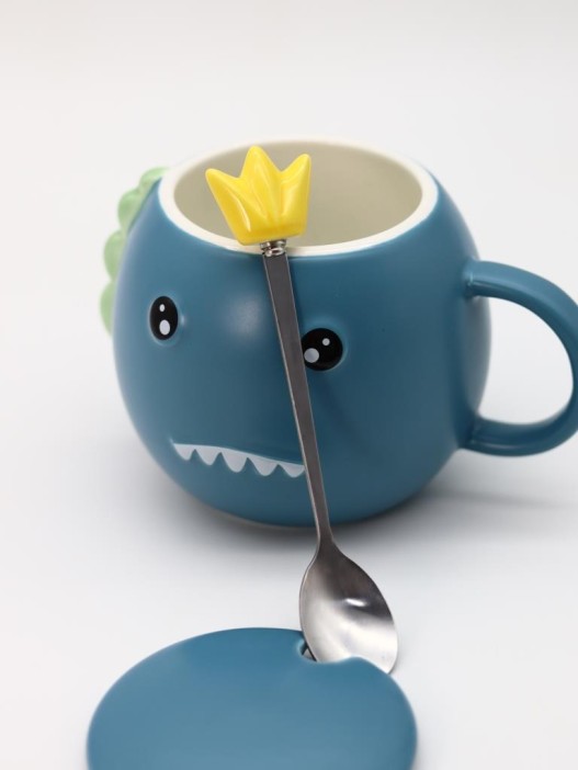 Кружка «Toothy dino», blue 